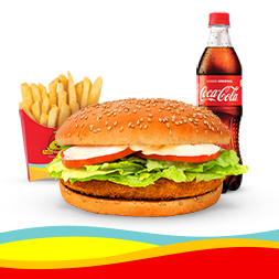 Combo Hamburguesa de Pollo Crocante