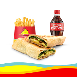 Combo Wrap Espinaca y Tocino